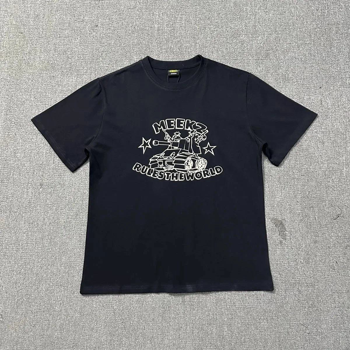 Corteiz T-Shirts Short-Sleeve Crewneck Graphic T-Shirt — 3252 Black