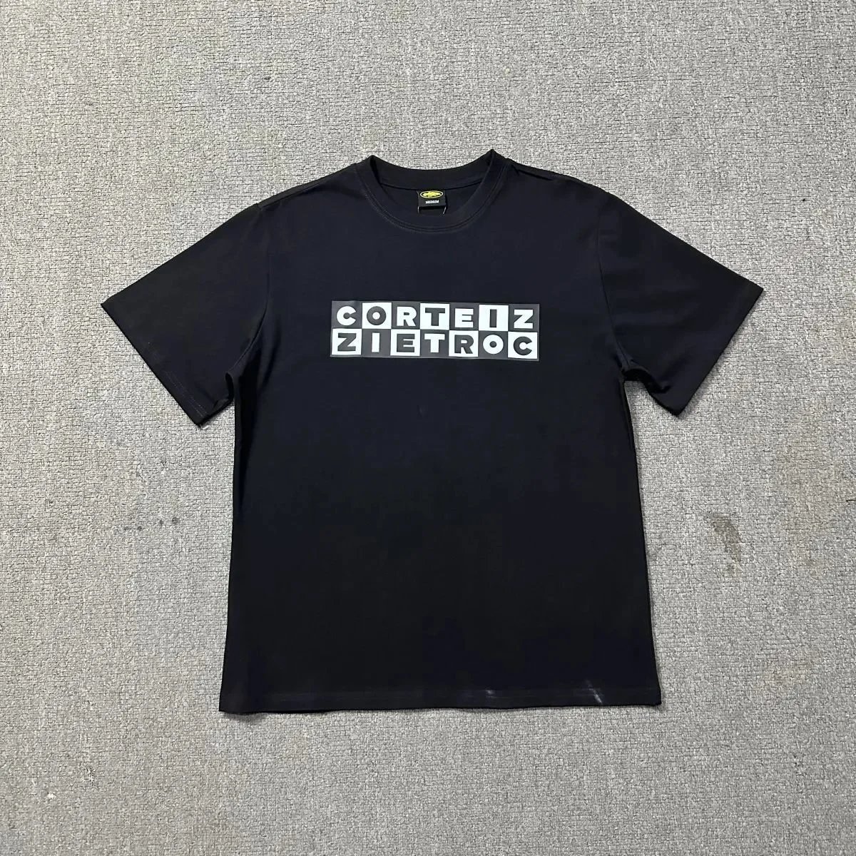 Corteiz T-Shirts Short-Sleeve Crewneck Graphic T-Shirt — 3255 Black