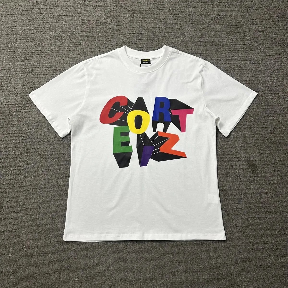 Corteiz T-Shirts Short-Sleeve Crewneck Graphic T-Shirt — 3257 white