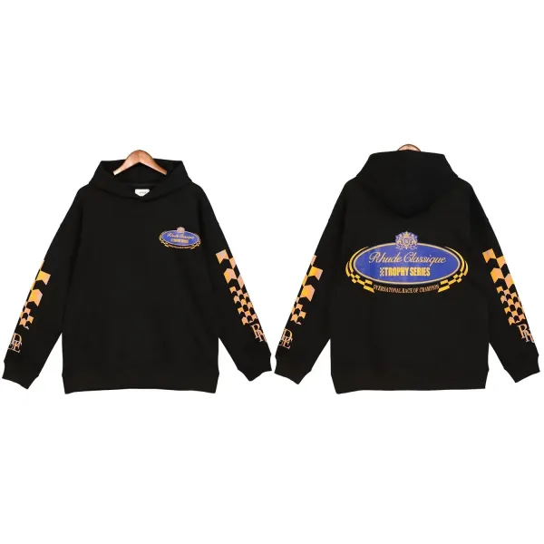 Rhude Classique Trophy Series Black Hoodie - 1