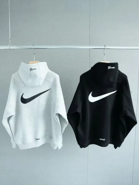 Nike Air Max Swoosh Sweatpants Gray and Black - 7
