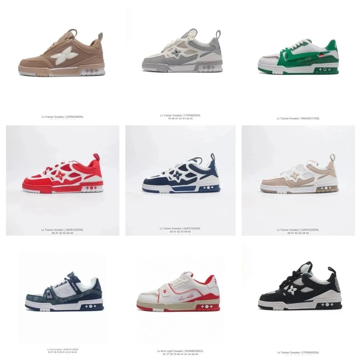 LV Trainer Sneakers [40 styles