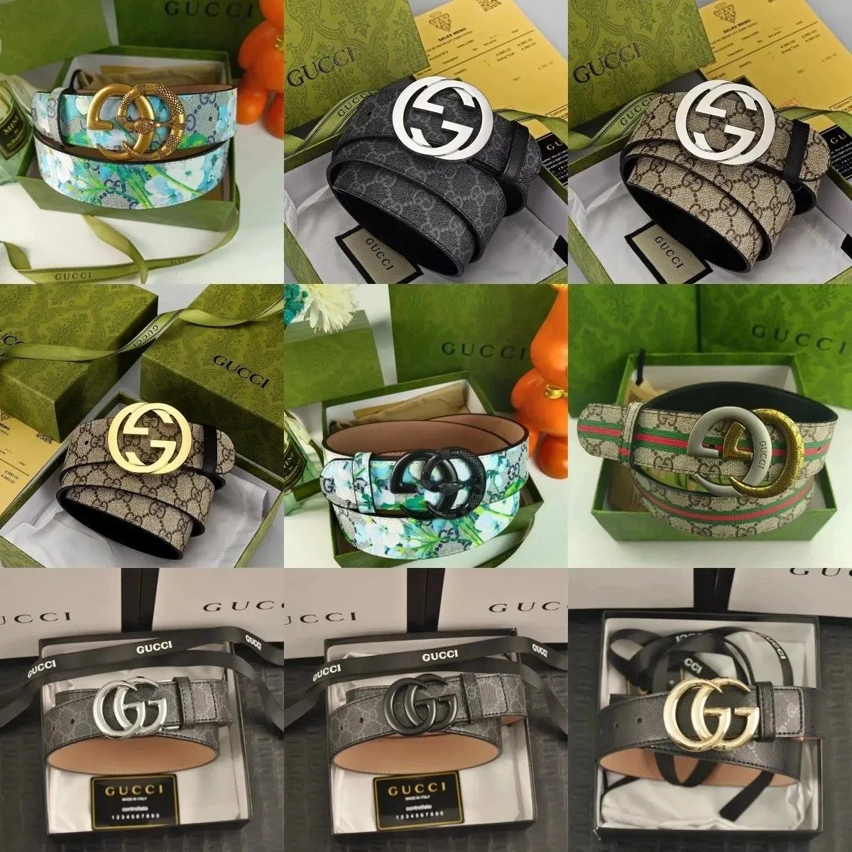 Gucci Classic GG Logo Belt