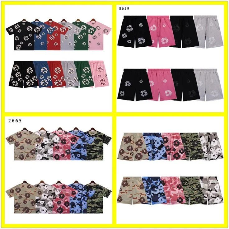 Floral Camo T-Shirt/Shorts Set