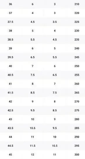 Unbranded Shoe Size Conversion