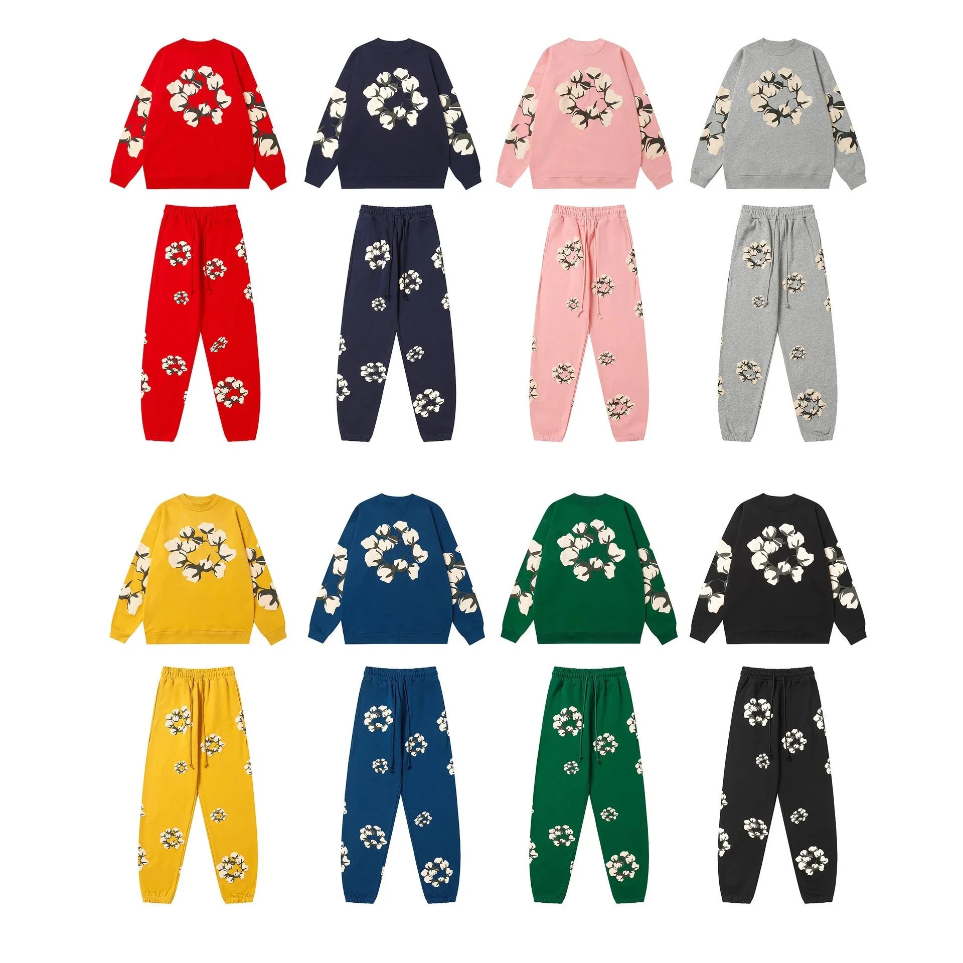 Cotton Bloom Sweatshirt/Pants 