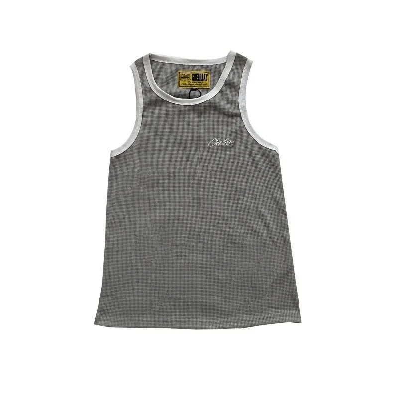 Corteiz Vests Ribbed Tank Top — 5088 gray
