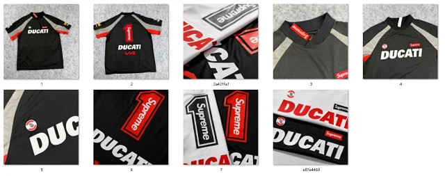 Supreme T-Shirts Mesh number graphic jersey-style T-shirt product detail image 10