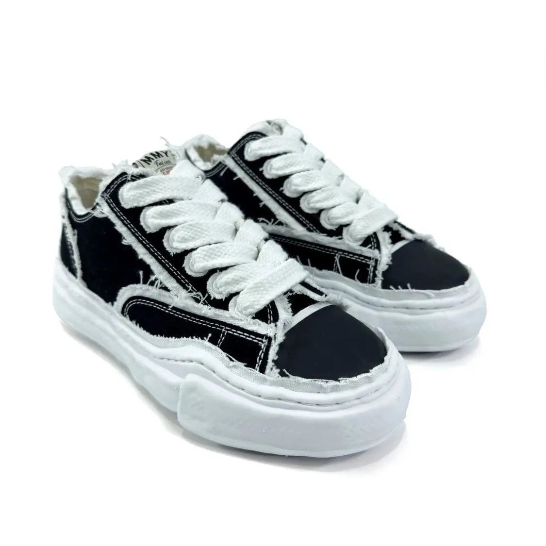 MMY Sculpted Canvas Low Chunky Sneakers
