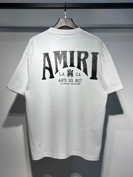 Amiri Arts District Graphic Print White T-Shirt - 1