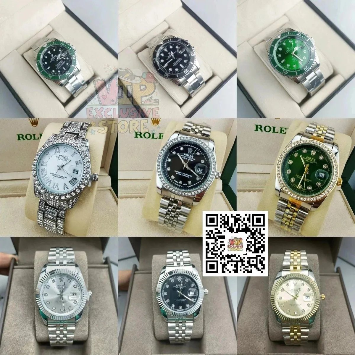 Rolex Stainless Steel Watch Collection