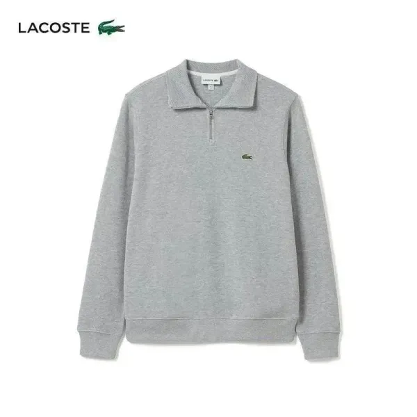 Lacoste Half-Zip Sweatshirt White - 14
