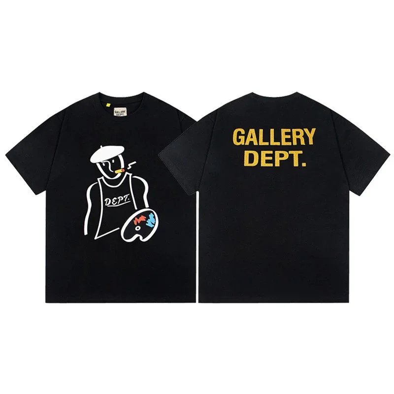 Gallery Dept. T-Shirts Graphic Print Short-Sleeve T-Shirt — G455 black