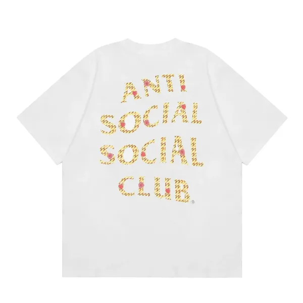 Anti Social Social Club Pasta Hearts White T-Shirt - 1