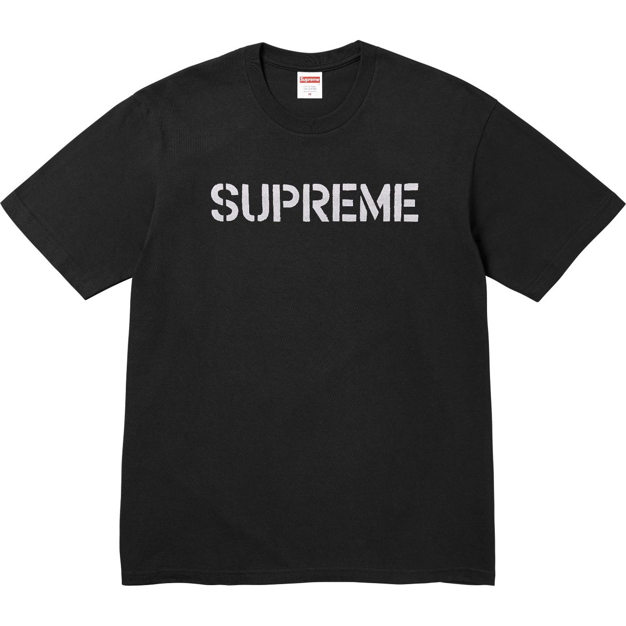 Supreme T-Shirts Sheep Print — Supreme SS26 old style letter printing pattern round neck fashion casual short sleeve T-shirt men's and women's black