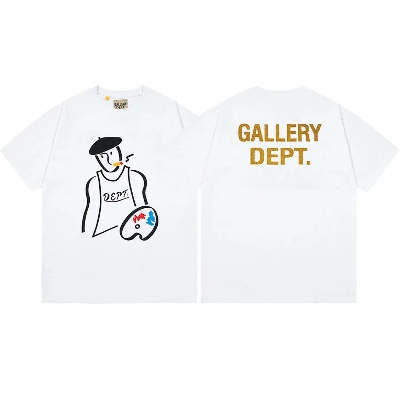 Gallery Dept. T-Shirts Graphic Print Short-Sleeve T-Shirt — G455 white
