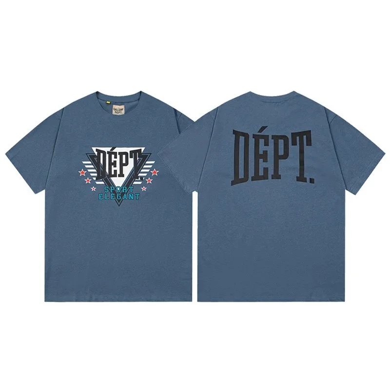 Gallery Dept. T-Shirts Graphic Print Short-Sleeve T-Shirt — G457 blue