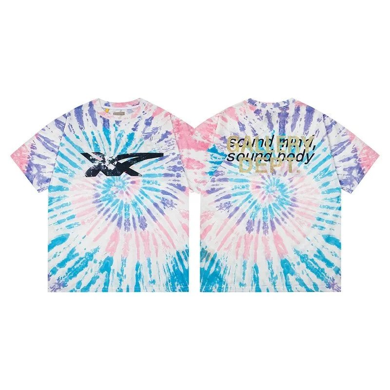 Gallery Dept. T-Shirts Graphic Print Short-Sleeve T-Shirt — G476 Tie-dye