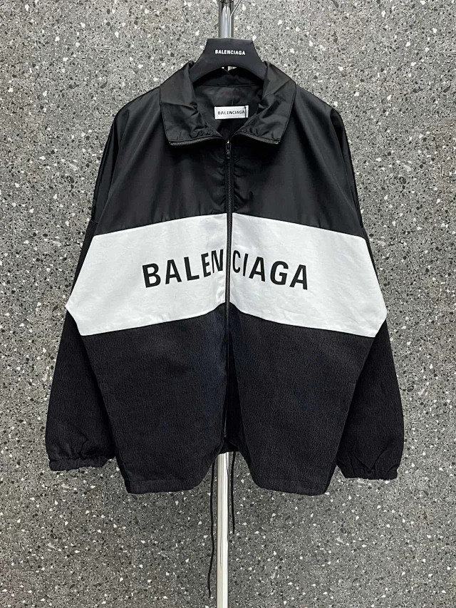 Balenciaga Logo Panel Jacket