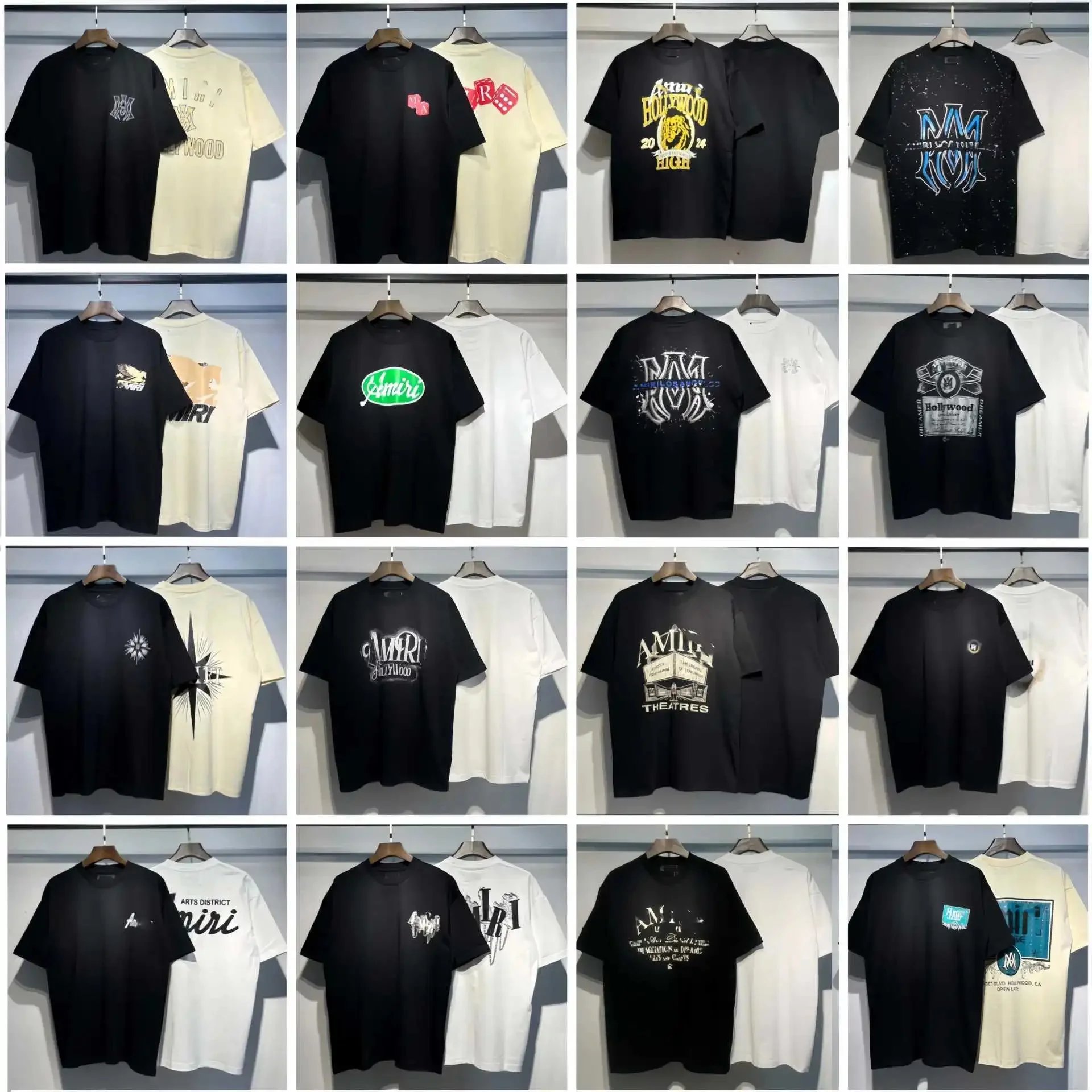 Amiri Hollywood T-Shirts [40 s