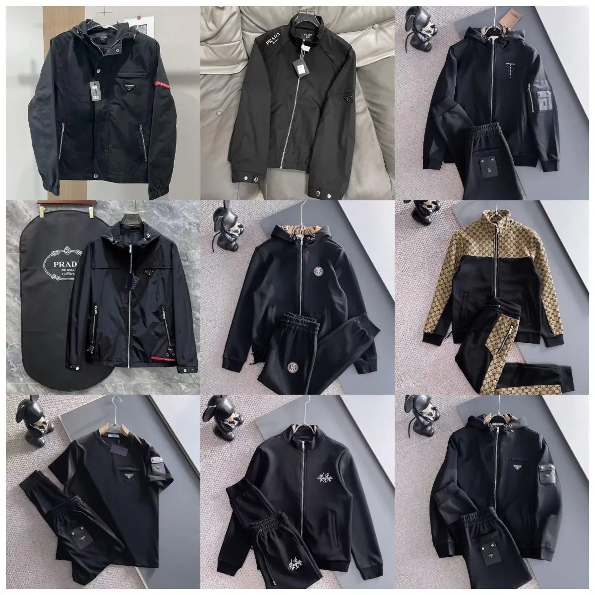Prada Re-Nylon Hooded Jackets 