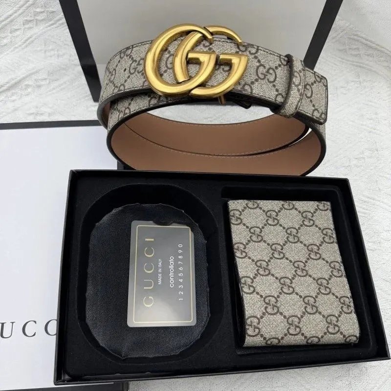 Gucci Belts GG monogram belt with Double G buckle image 4