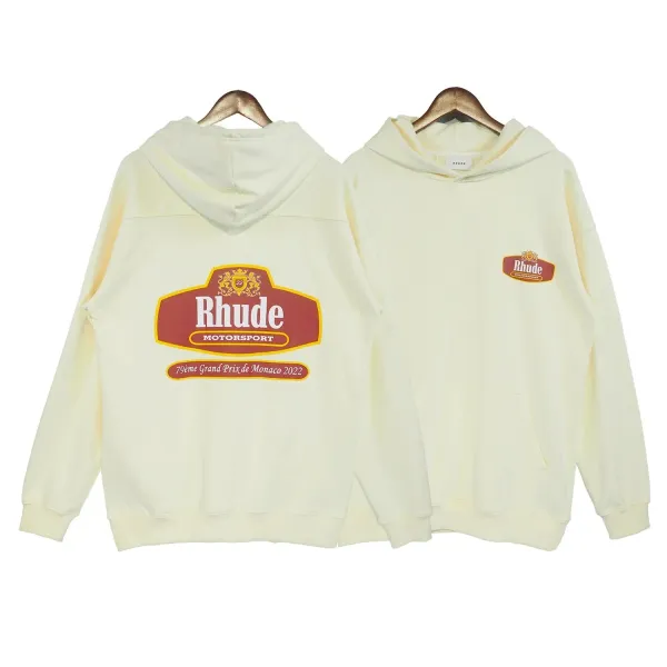 Rhude Motorsport 79ème Grand Prix de Monaco 2022 Hoodie Cream - 1
