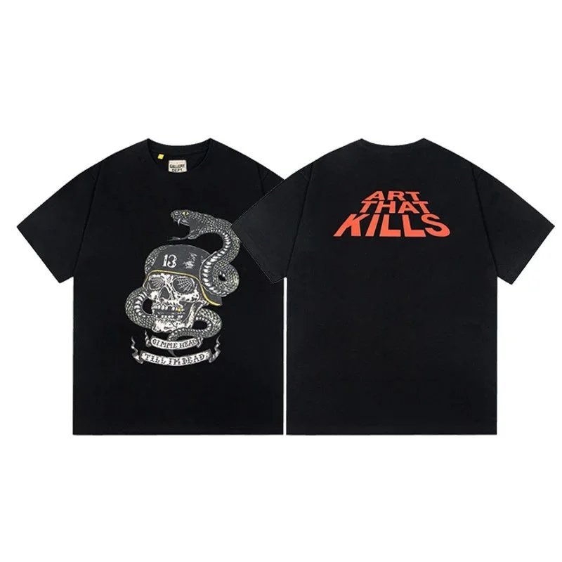 Gallery Dept. T-Shirts Graphic Print Short-Sleeve T-Shirt — G449 black