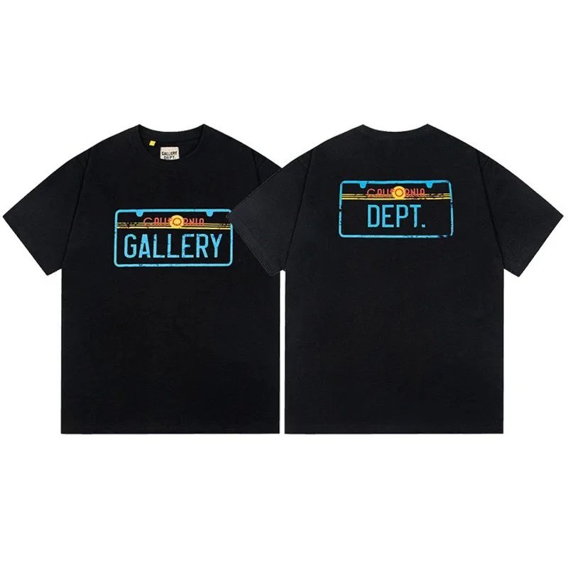 Gallery Dept. T-Shirts Graphic Print Short-Sleeve T-Shirt — G453 black