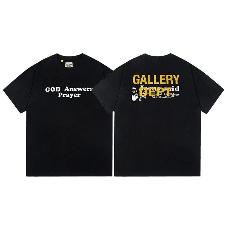 Gallery Dept. T-Shirts Graphic Print Short-Sleeve T-Shirt — G456 black