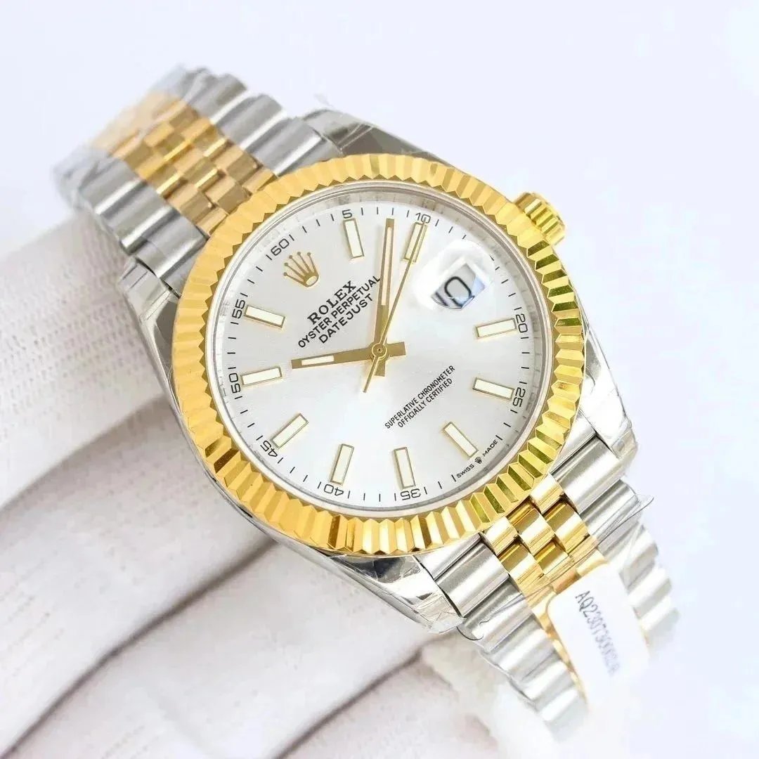 Rolex Daytona Gold Chronograph with Black Ceramic Bezel and Rubber Strap Watch Watches - 10
