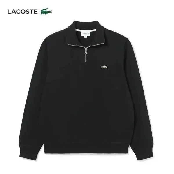 Lacoste Half-Zip Sweatshirt White - 13