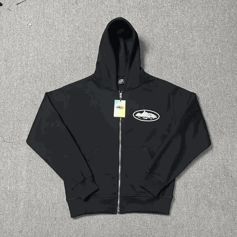 Unknown Brand Fish Logo Zip-Up