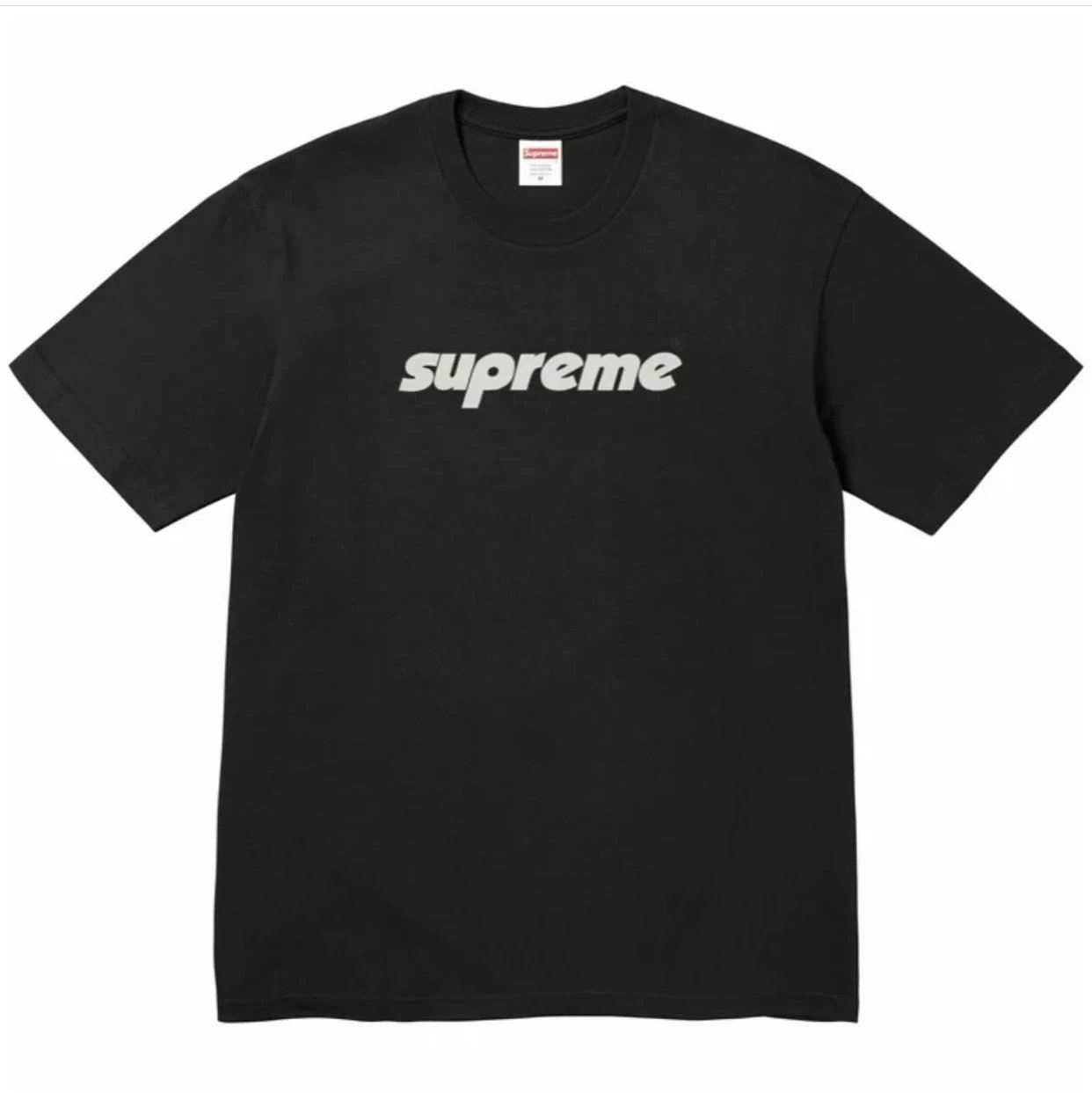 Supreme T-Shirts Sheep Print — Supreme SS 24 letter Logo Round neck loose short sleeve American trend T black shirt for men and women