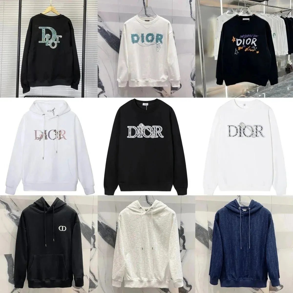 Dior Oblique Hoodies/Sweaters 