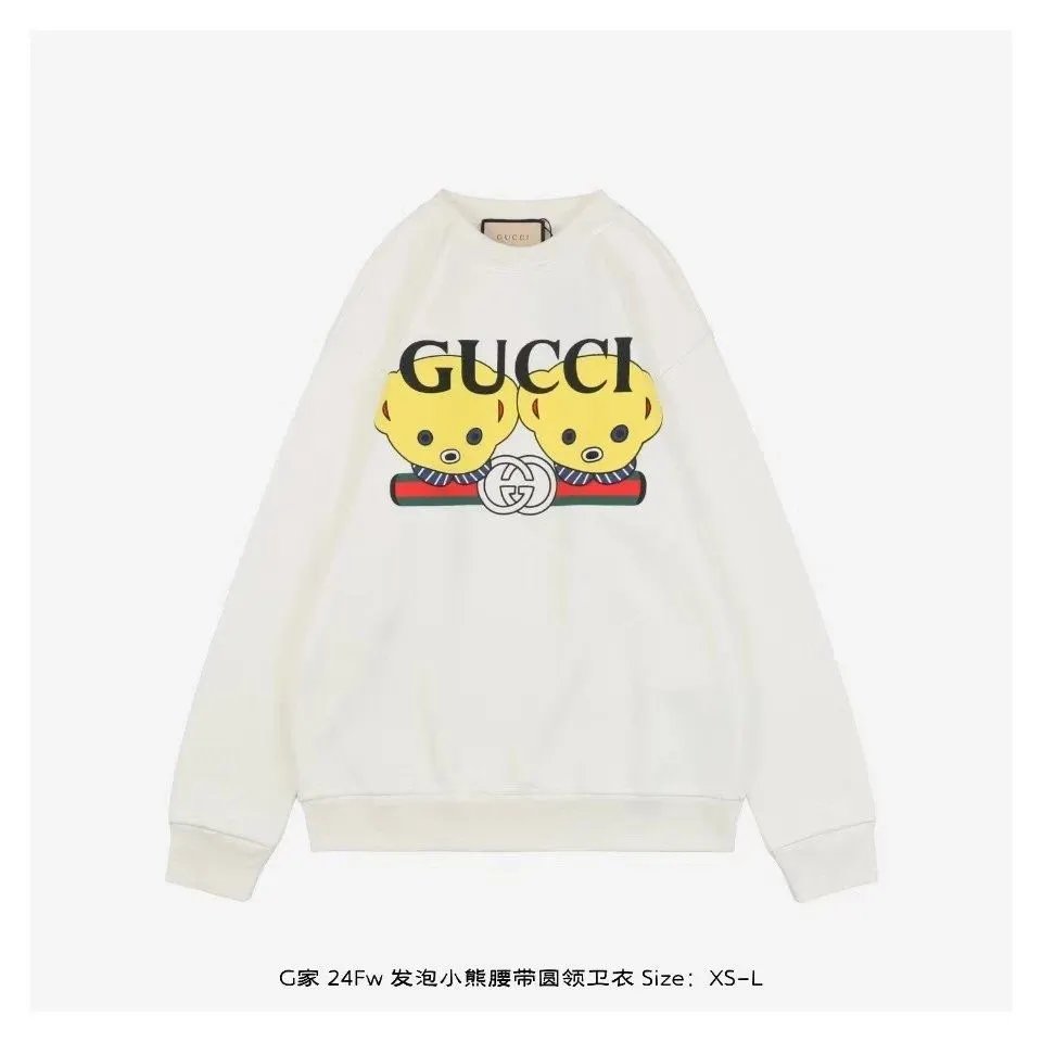 Gucci Teddy Bear Print Crewnec