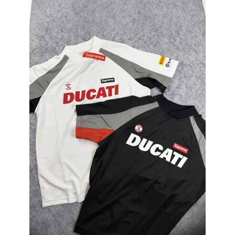 Supreme T-Shirts Mesh number graphic jersey-style T-shirt image 4