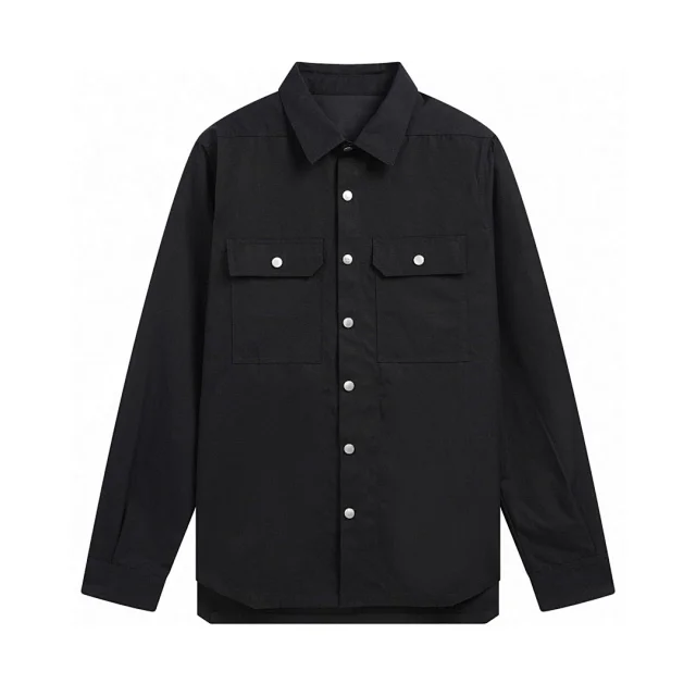 Black Utility Shirt Jacket [1 style]