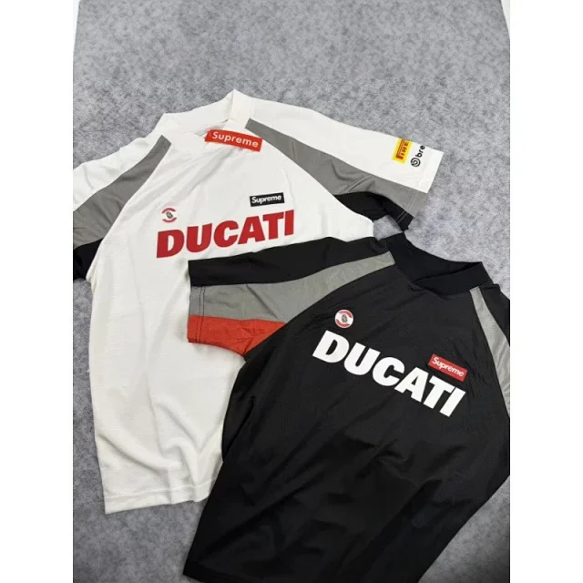 Supreme T-Shirts Mesh number graphic jersey-style T-shirt product detail image 4