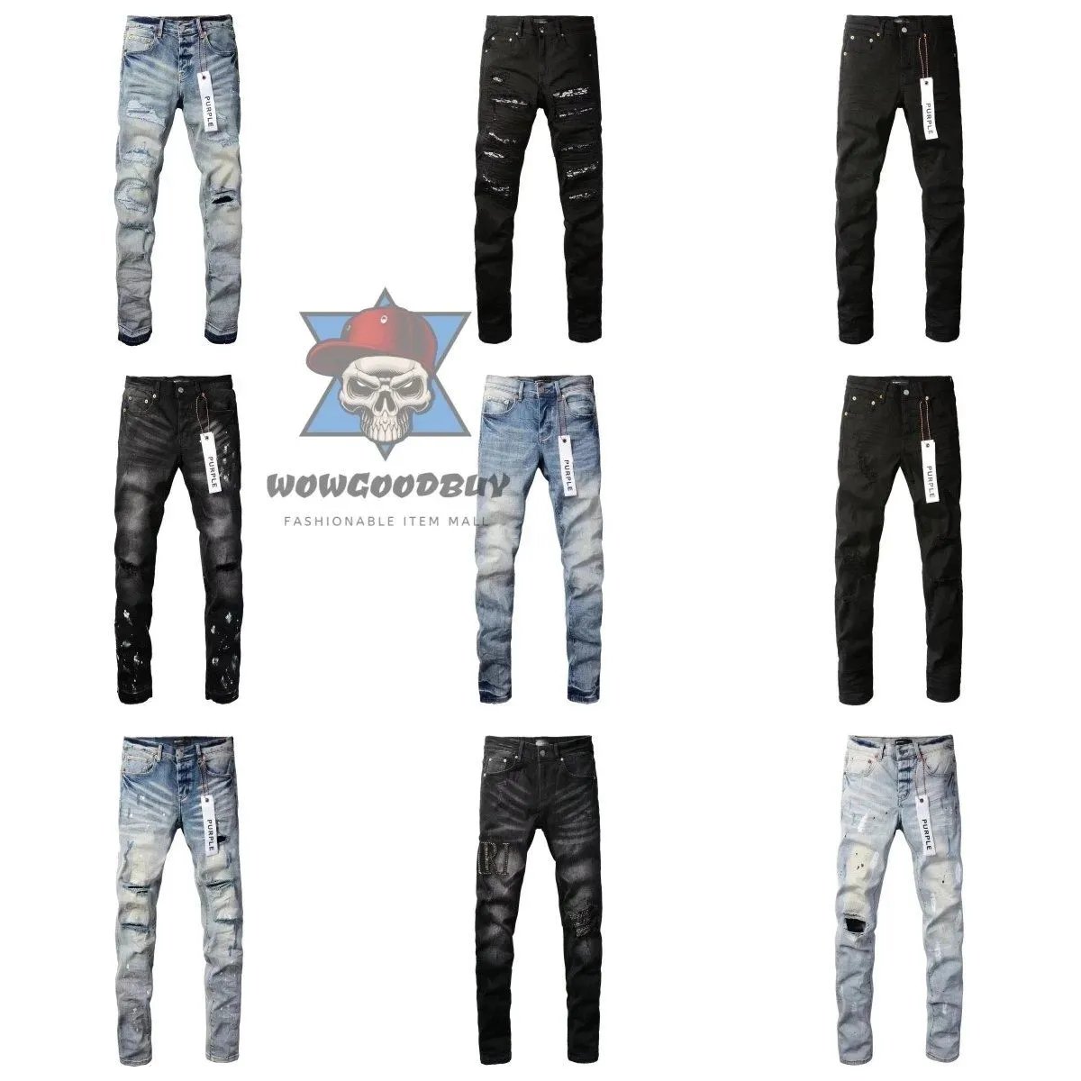 Purple Brand Distressed Denim 