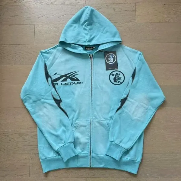 Hellstar Rainbow Embroidered Hoodie Black - 7