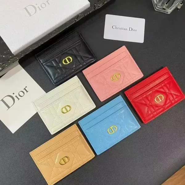 Dior Diorama Card Holder Pink Wallet - 10
