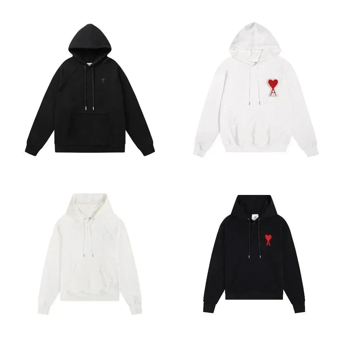 Ami Paris Heart Logo Hoodie [3