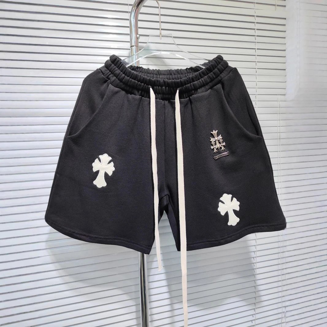 Chrome Hearts Shorts Drawstring with cross patches image 4