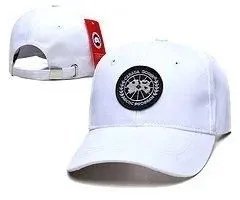 Canada Goose Logo Patch Baseball Cap White - 3
