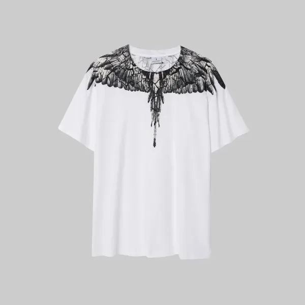 Marcelo Burlon County of Milan Wings Print White T-Shirt - 1