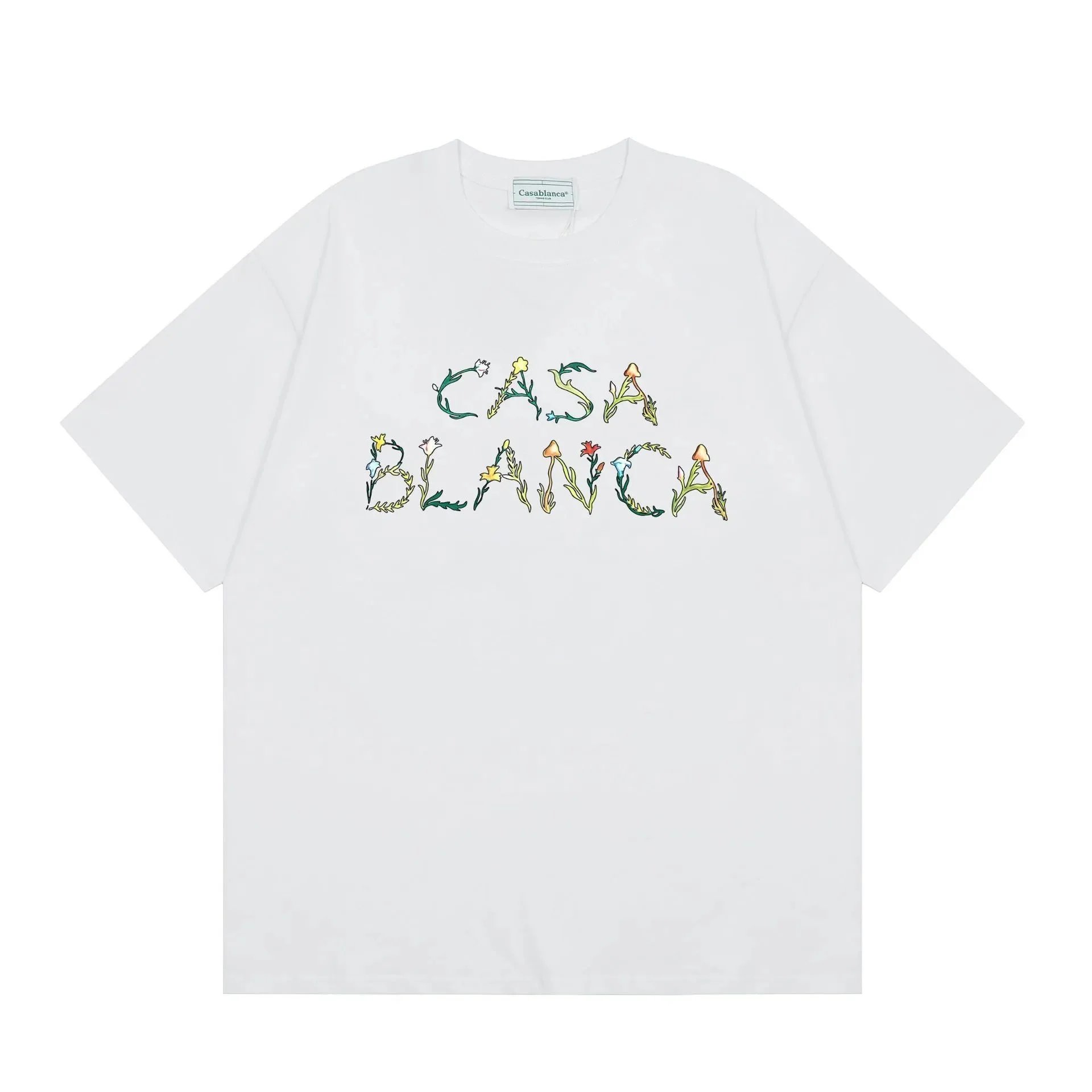 Casablanca T-Shirts Casa Sport Graphic — C35 White