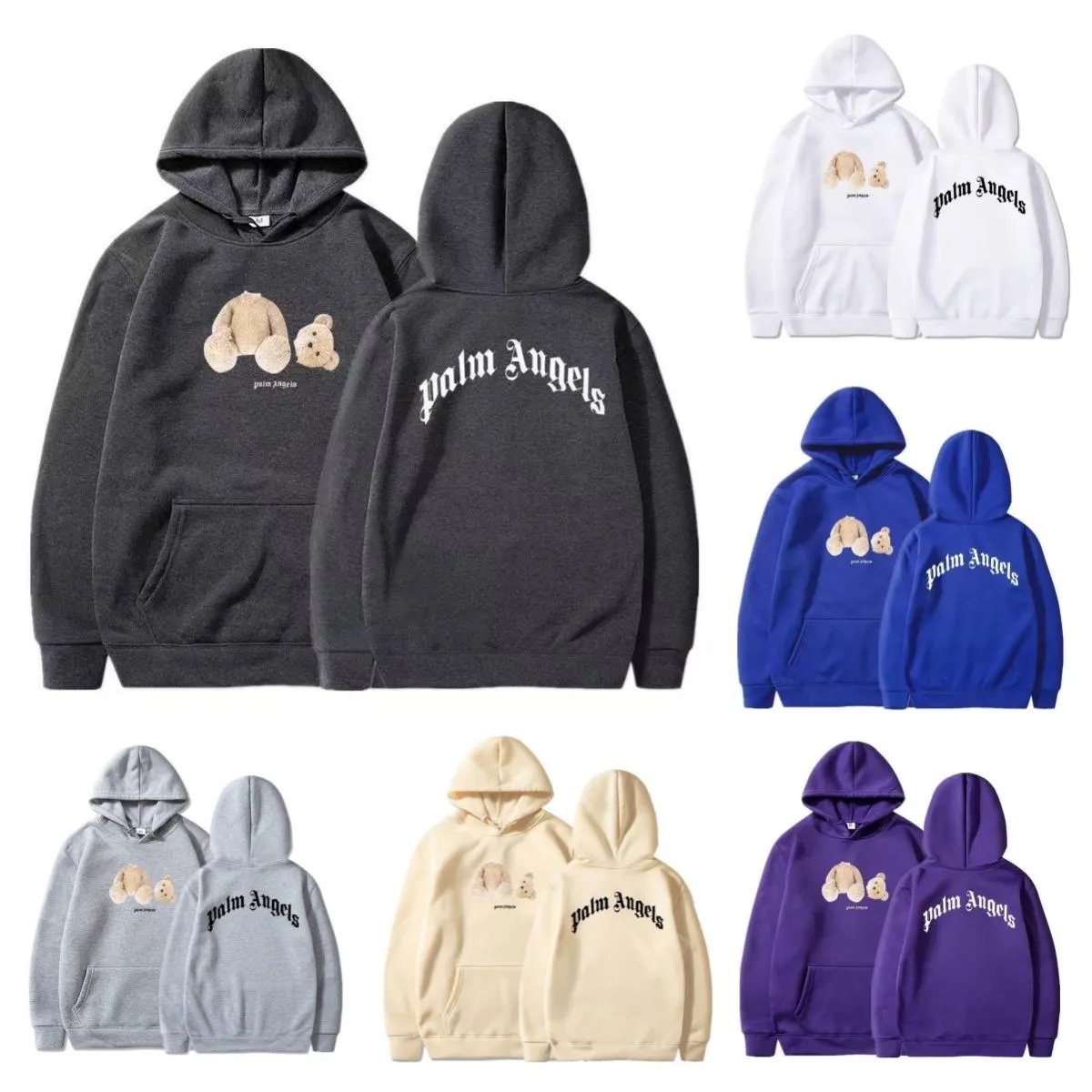 Palm Angels Teddy Bear Hoodie 