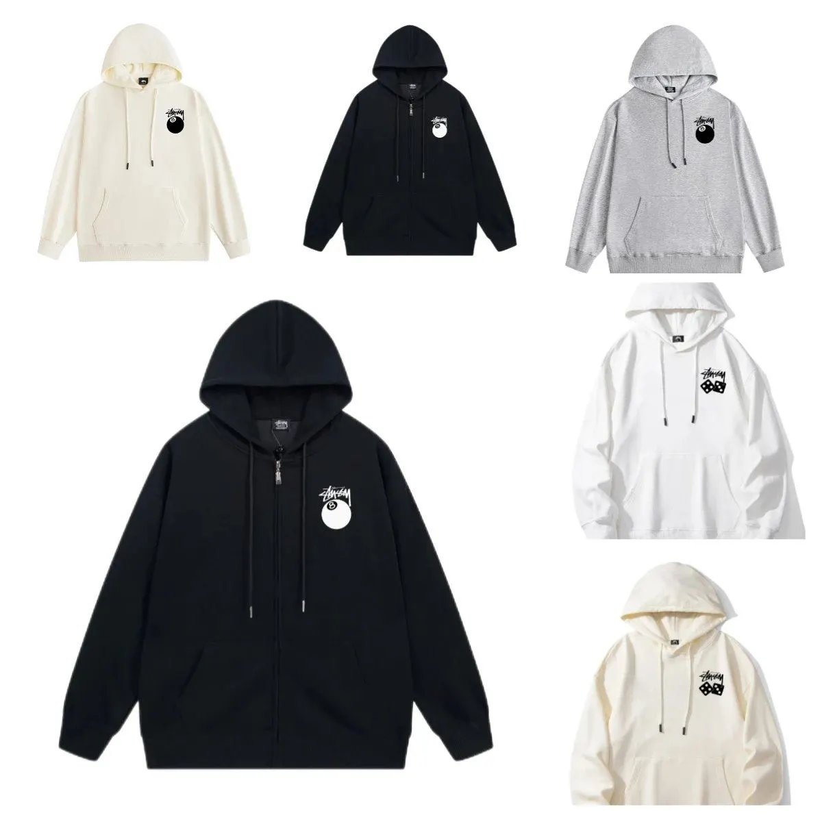 Stussy 8-Ball Hoodie [39 style