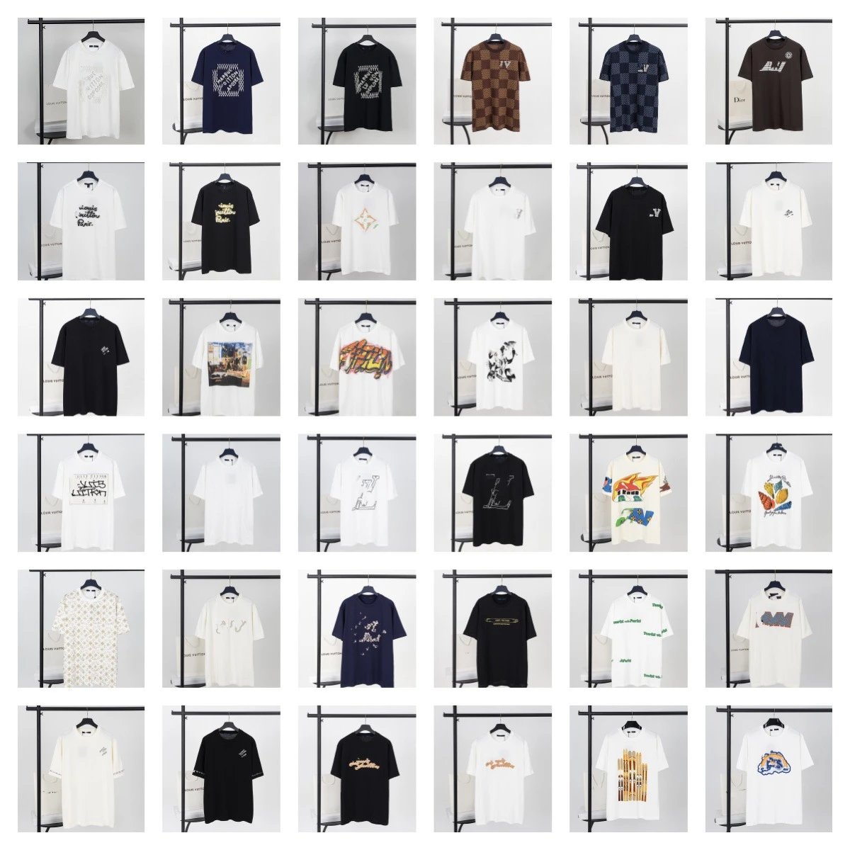 Louis Vuitton White Graphic T-Shirt